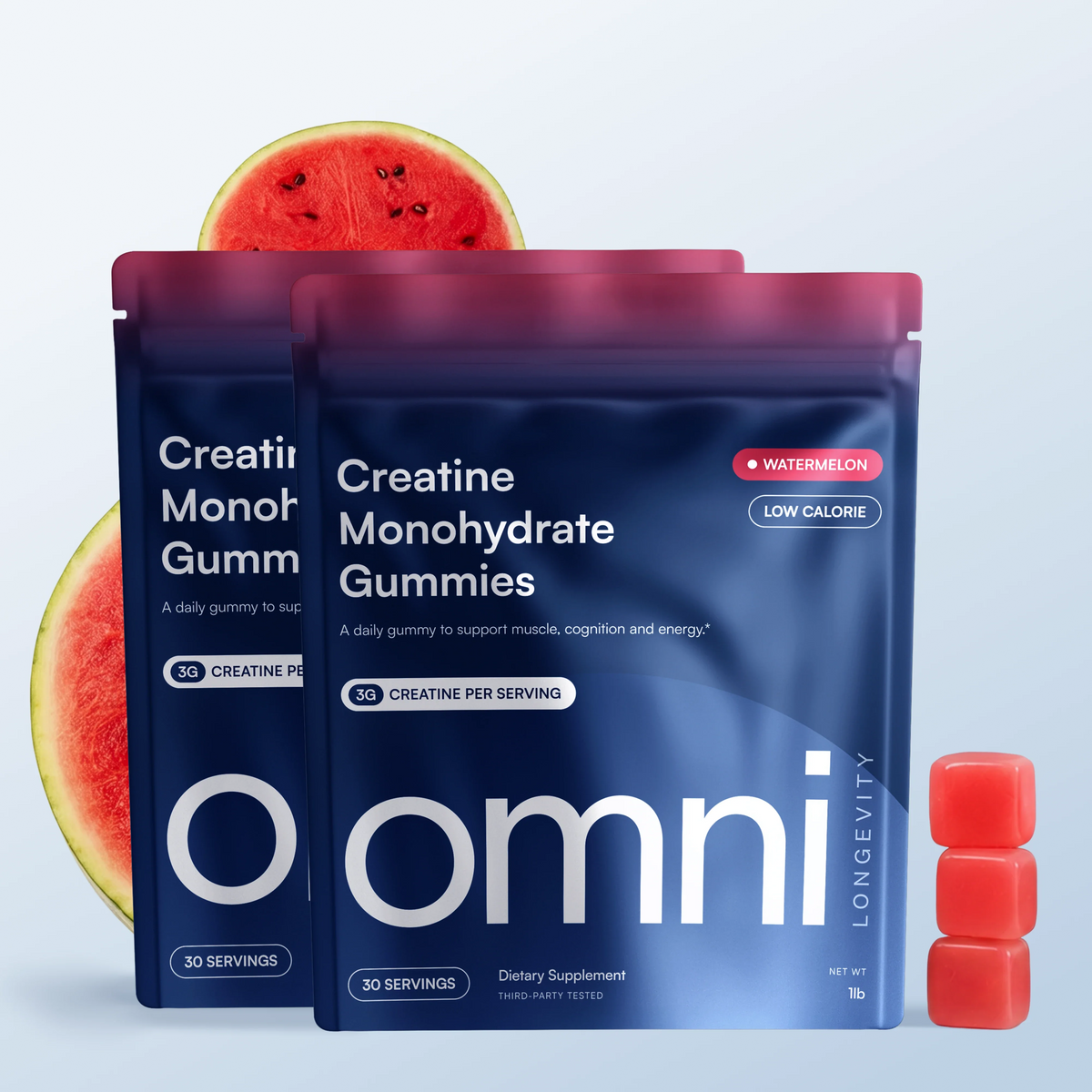 OMNI Creatine Gummy  3-pack, 90 tablets