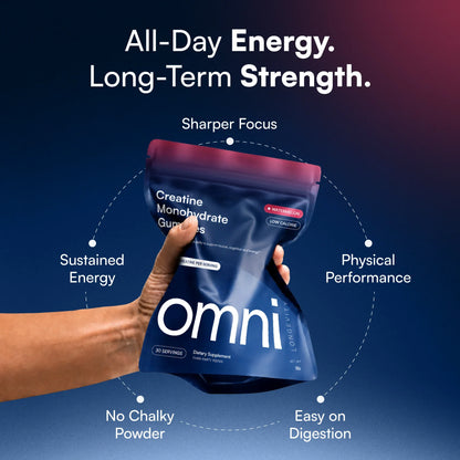 OMNI Creatine Gummy  3-pack, 90 tablets